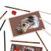 Kalour 12 Highlight Black, White, and Brown Charcoal Sketching Pencils