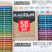Kalour 50 Metallic Color Oil-Based Colored Pencil Set in Tin Box