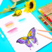 Kalour 72 Professional Pastel Colored Pencil Set in Tin Box
