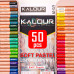 Kalour 50 Professional Pastel Colored Pencil Set in Tin Box