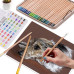 Kalour 50 Professional Pastel Colored Pencil Set in Tin Box