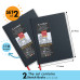 Kalour 2-Pack 8.5x11 Inch 110 Sheets Hardcover Colored Pencil Sketchbooks