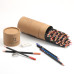 Kalour 72 Oil-Based Colored Pencil Set with Eraser Sharpener Paper Tube