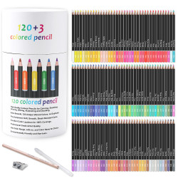 Kalour 120 Oil-Based Colored Pencil Set with Blender and Sharpener