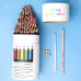 Kalour 120 Oil-Based Colored Pencil Set with Blender and Sharpener