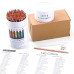 Kalour 120 Oil-Based Colored Pencil Set with Blender and Sharpener